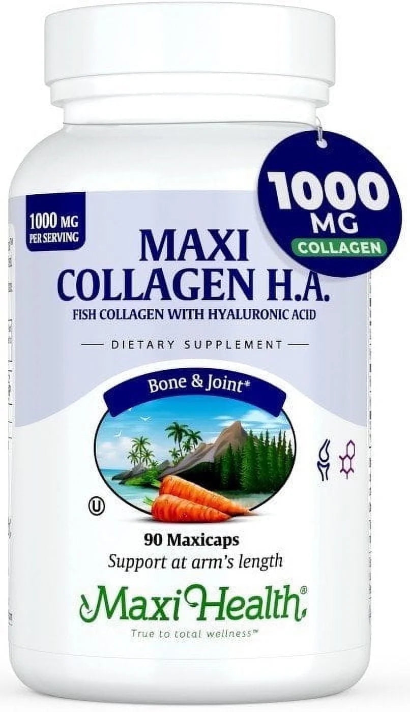 Marine Collagen with Hyaluronic Acid – Joint, Bone & Skin Support – 90 Capsules