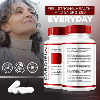 (3 Pack) Cardifix Blood Support Pills, Maximum Strength Blood and Heart Health Formula, Advanced Circulation Wellness, Prestigenes Reviews (180 Capsules)