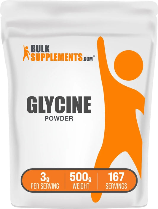 Bulksupplements Glycine Powder, 3G per Serving - 250 Grams (8.8 Oz) - 83 Servings