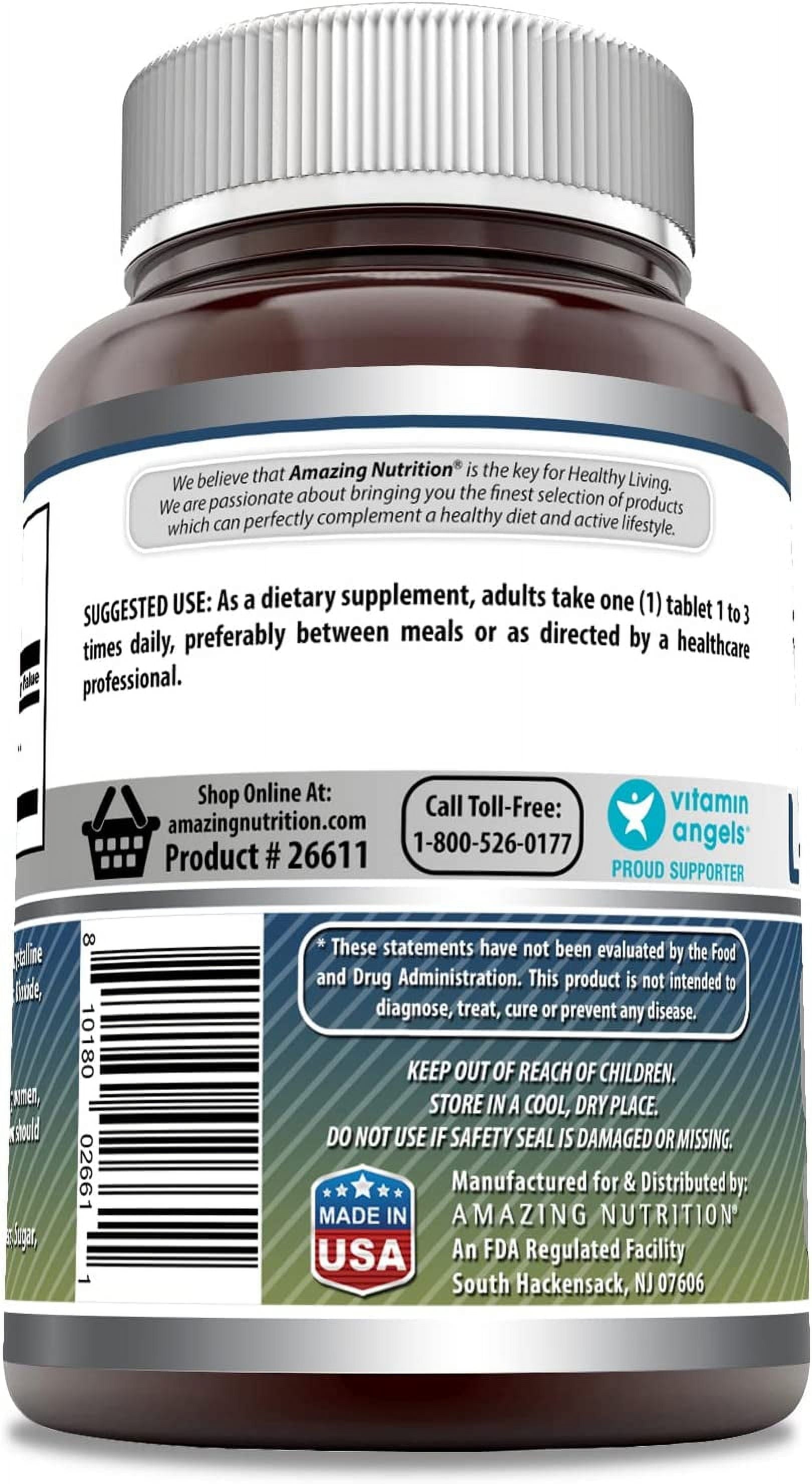 L Glutamine 1000Mg 120 Tablets (Non-Gmo,Gluten Free) - Pack of 3