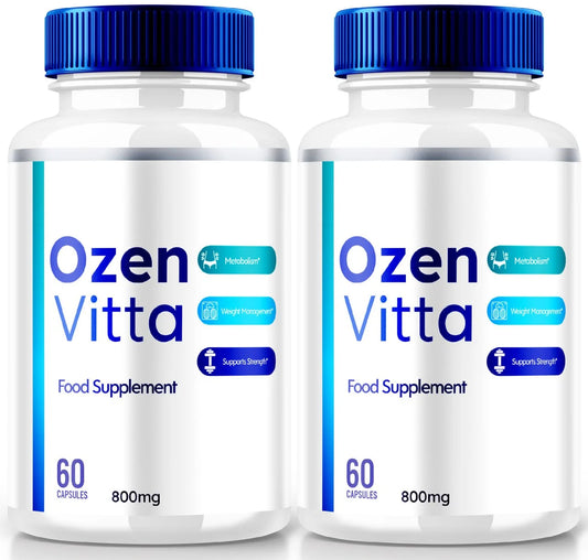 (2 Pack) Ozen Vitta Capsules Advanced Blood Support Formula Supplement, Ozenvitta Blood Pills Extra Strength, All Natural Formula Pills to Maintain Healthy Levels, Ozen Vitta Reviews (120 Capsules)