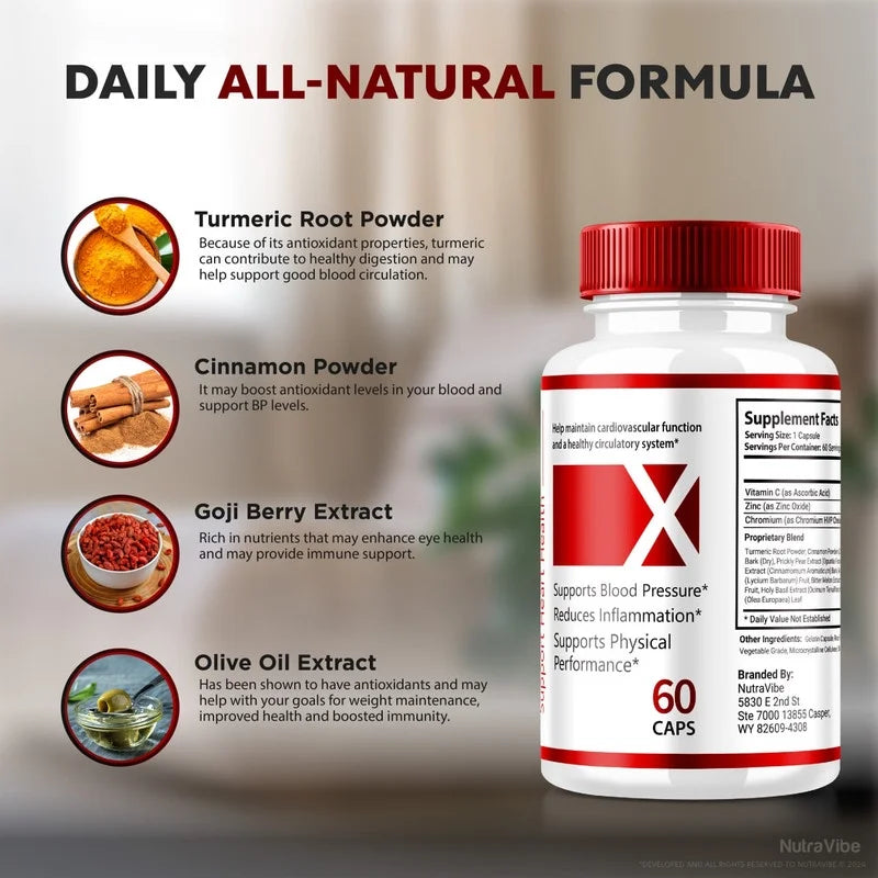 (3 Pack) Cardifix Blood Support Pills, Maximum Strength Blood and Heart Health Formula, Advanced Circulation Wellness, Prestigenes Reviews (180 Capsules)